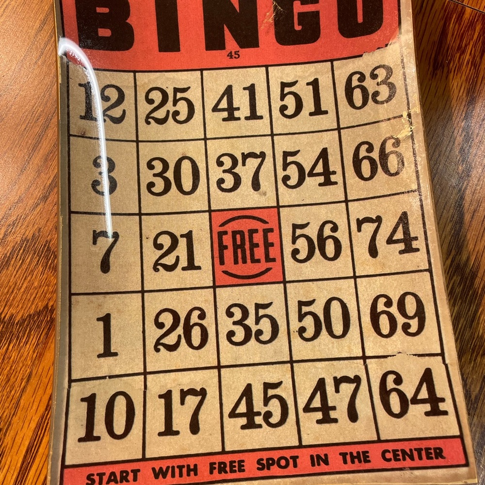 Bingo card dish or ashtray - Picture 2 of 6